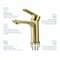 Kibi Tender Single Handle Bathroom Vanity Sink Faucet with Pop Up Drain C-KBF1019BG-KPW100BG - alternate 4